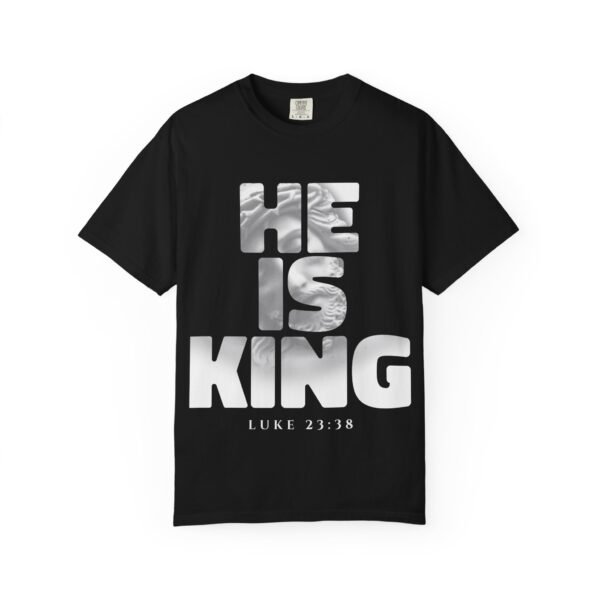 He Is King Essential Tee — Midnight Collection